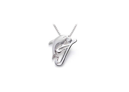 Rhodium Plated | Alphabet Pendants